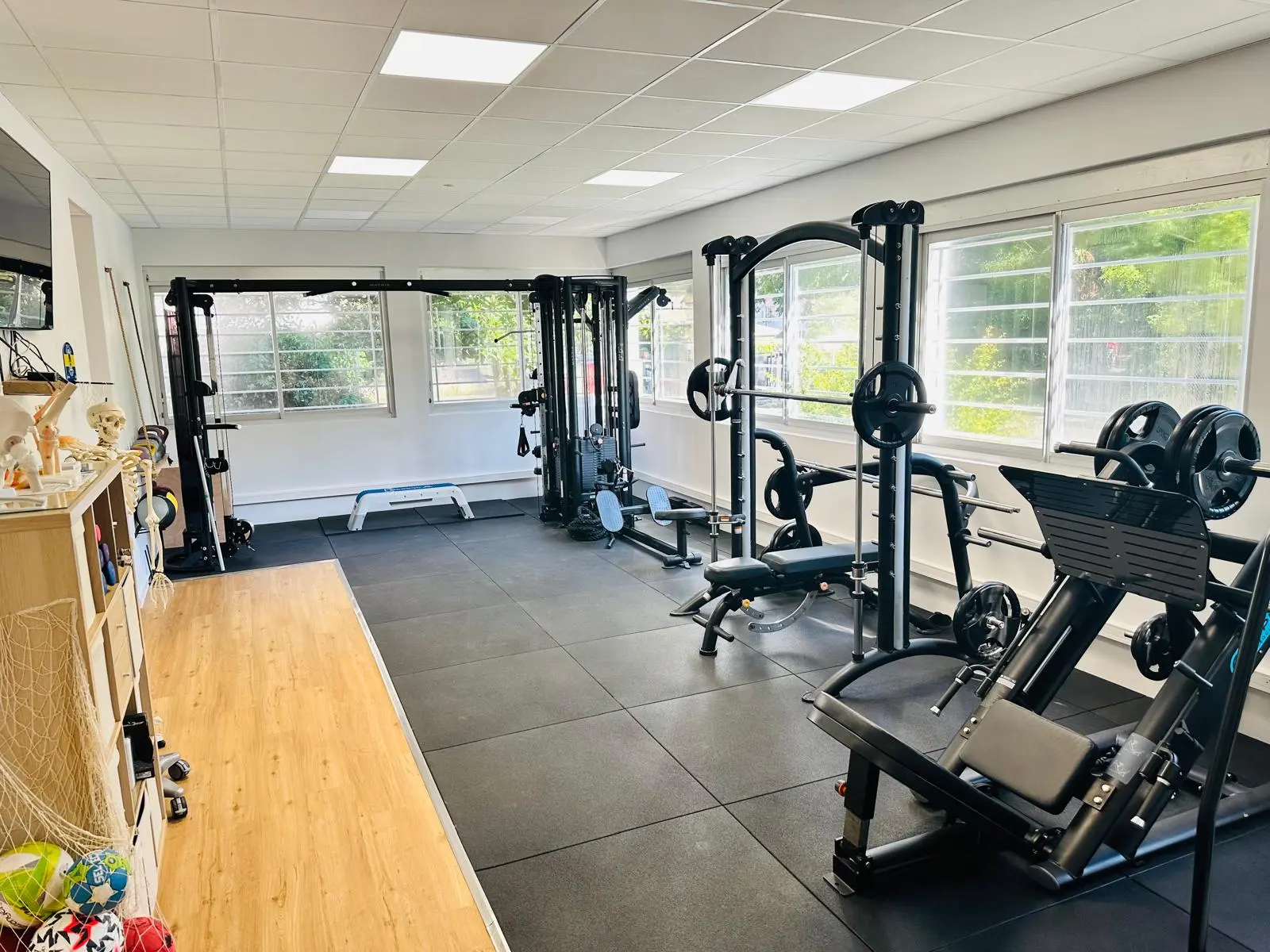 Kiné du sport à Sassenage, salle de musculation pour réeducation